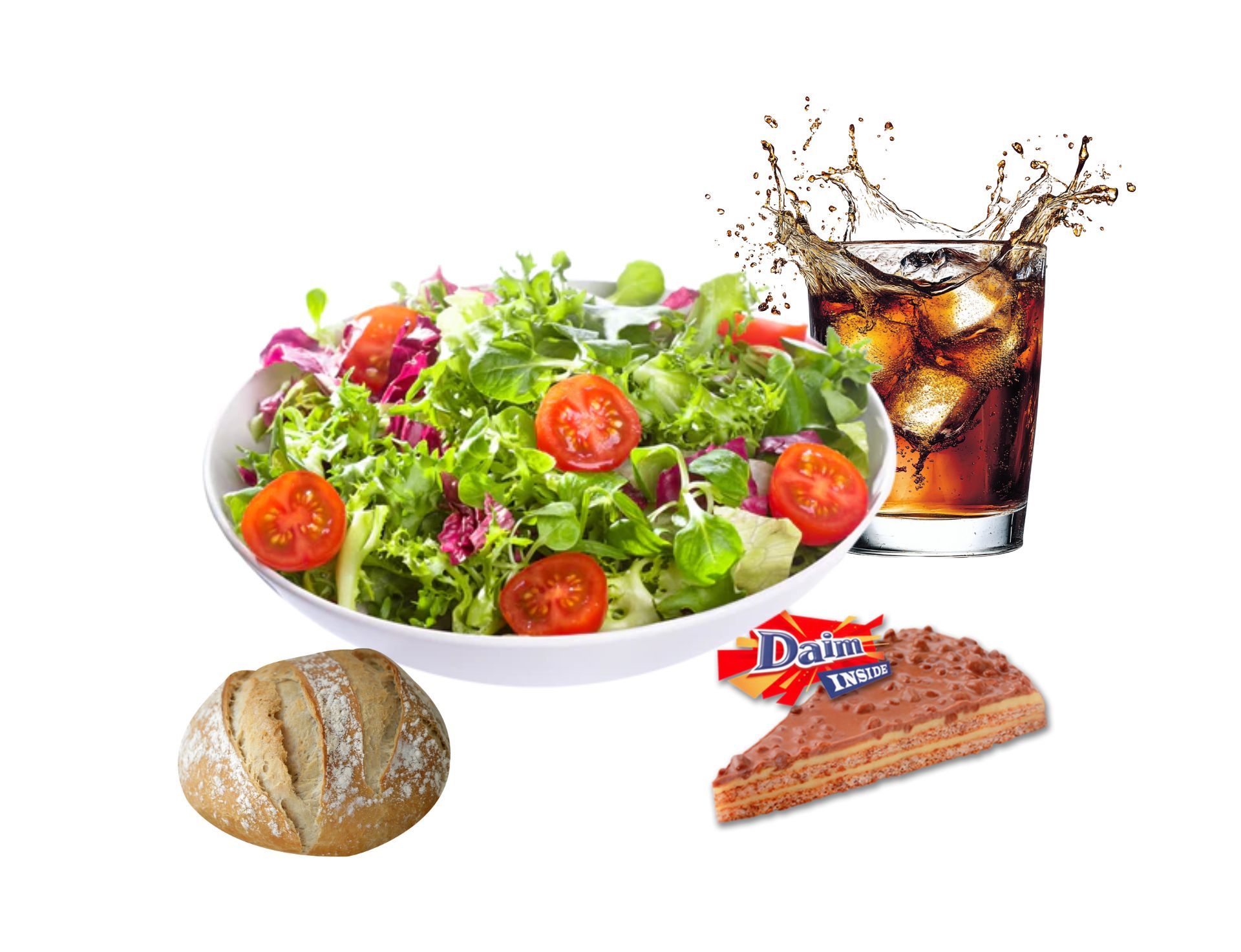Menu salade