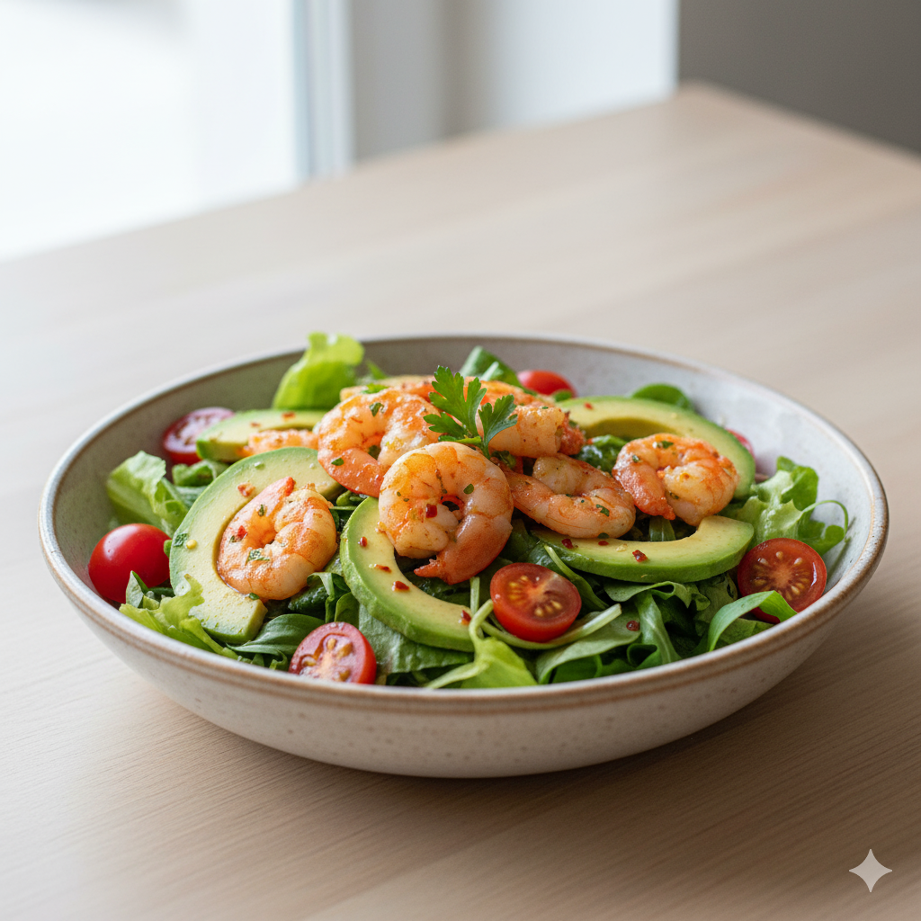 salade avocat crevette